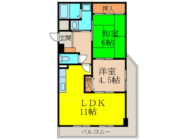 カサフィレンツェの物件間取画像